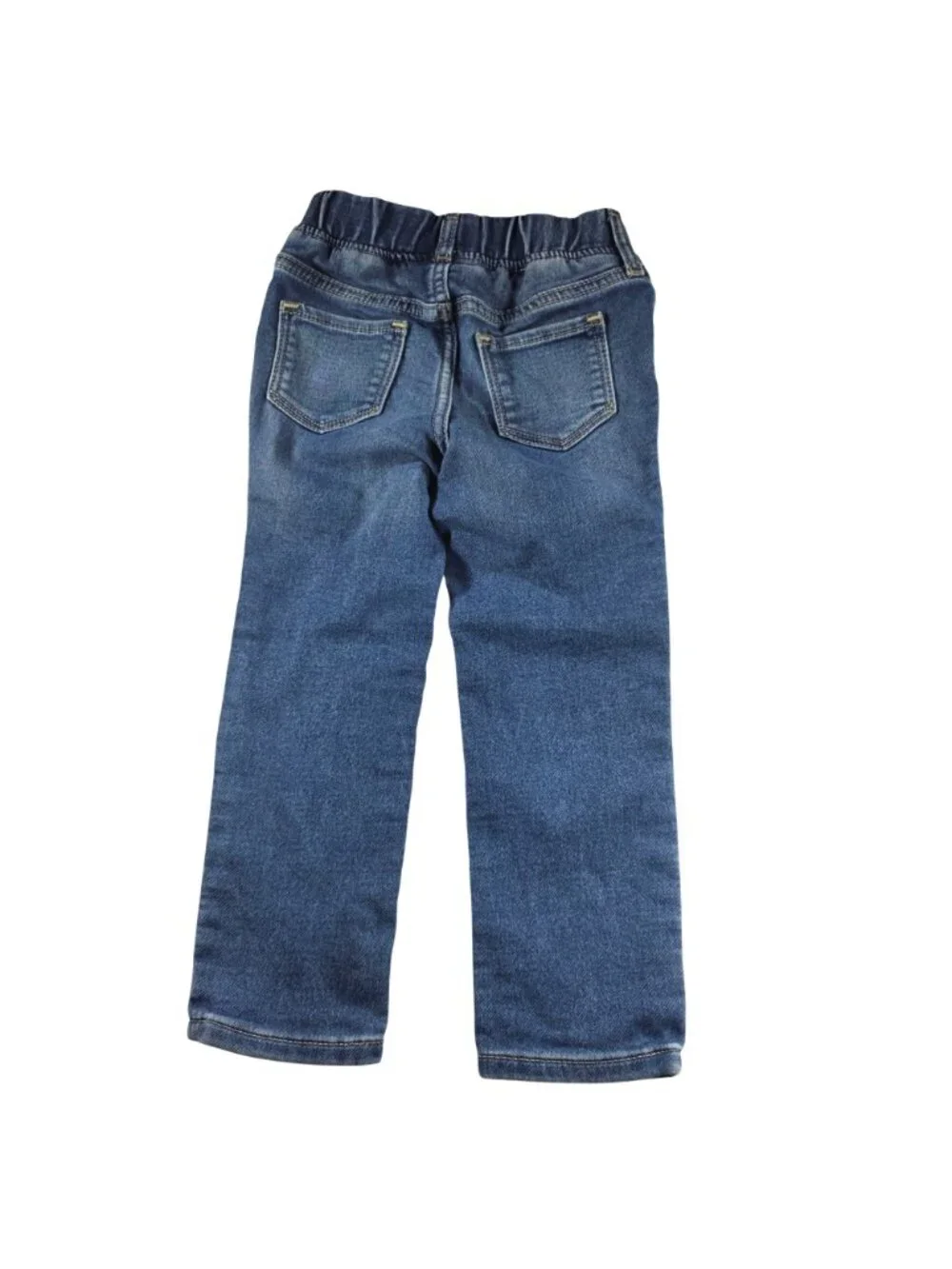 Gap Baby Girls Stretch Denim Jeggings 4T Elastic Waist Blue Casual Pants